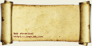 Velimir Bzenić vizit kartica